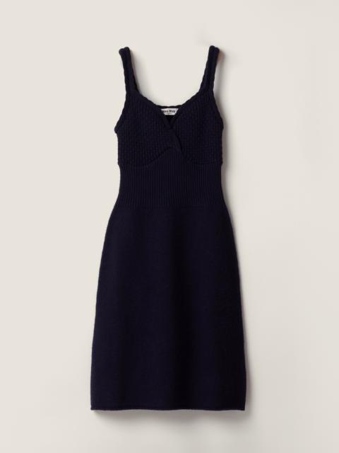Wool knit tank dress