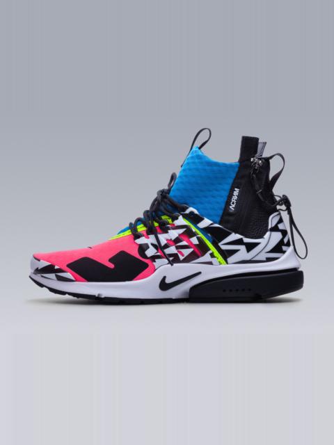 APM2-600 Nike® Air Presto Mid / Acronym® Racer Pink/Photo Blue/Black