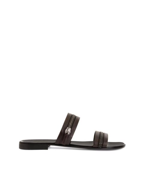 Brad zip-detail sandals