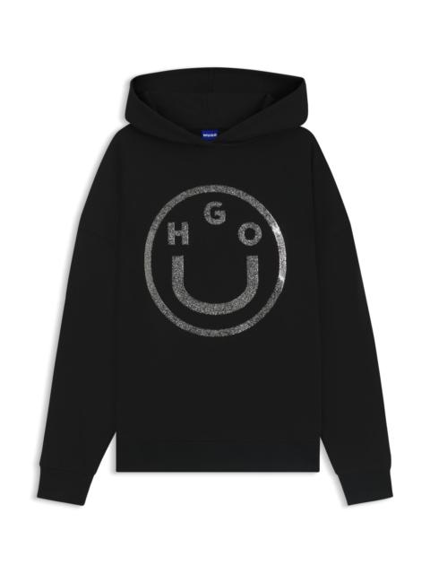 HAPPY-HUGO HOODIE IN COTTON TERRY