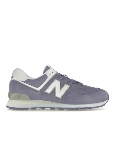 New Balance 574 Violet White