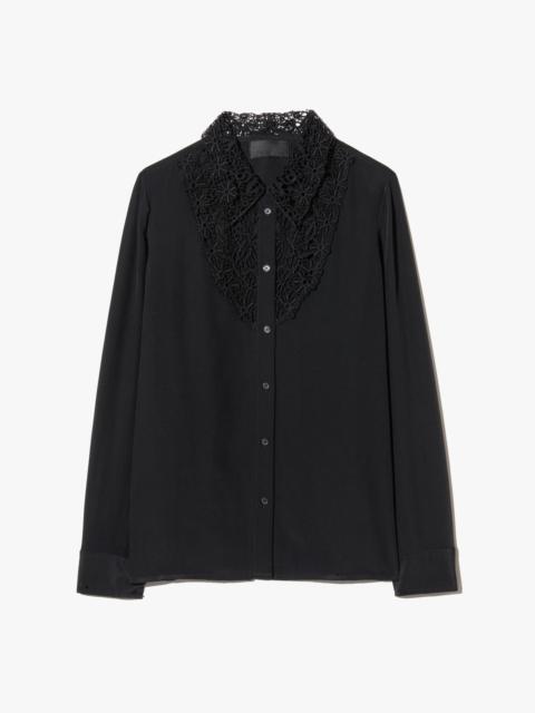 ZOLA LACE SILK SHIRT