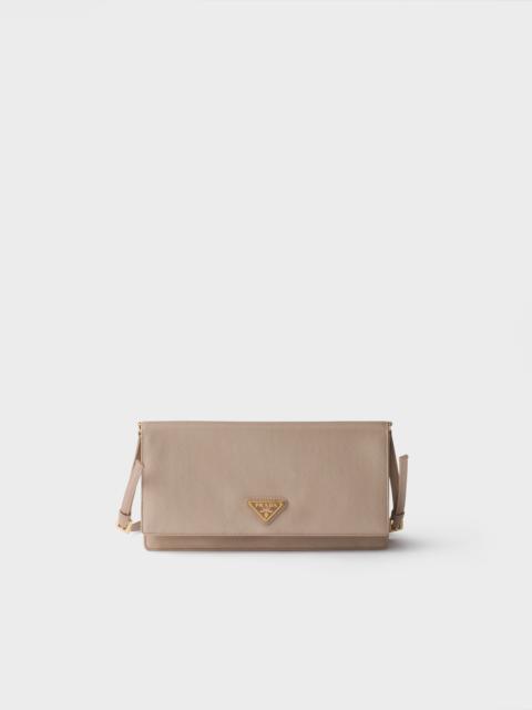 Satin mini shoulder bag