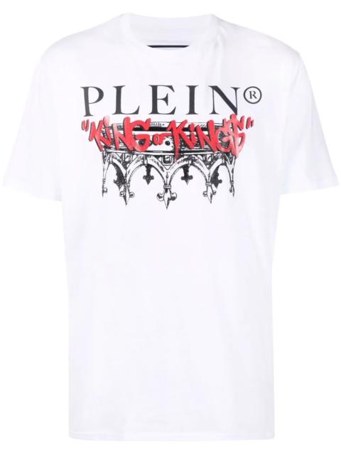 King Plein crew-neck cotton T-shirt