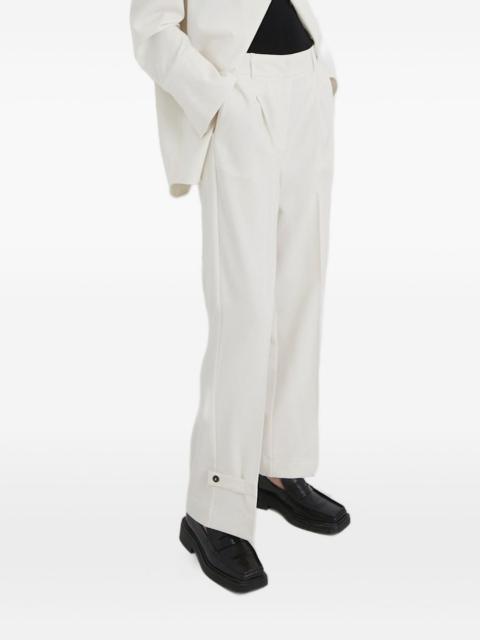 pleated-details trousers