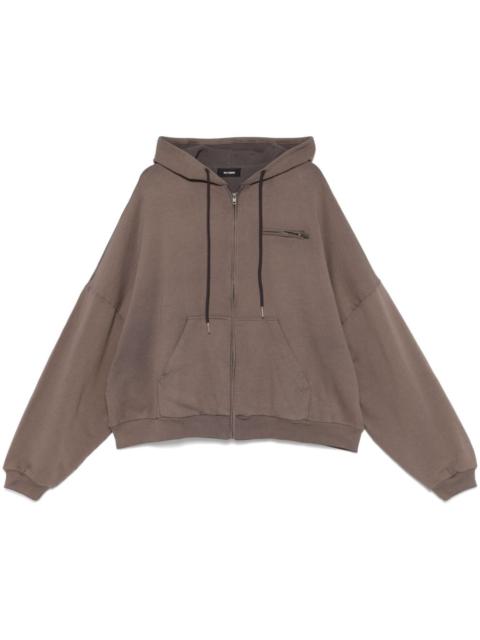 zip-up hoodie