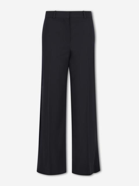 STRAIGHT WOOL TROUSERS