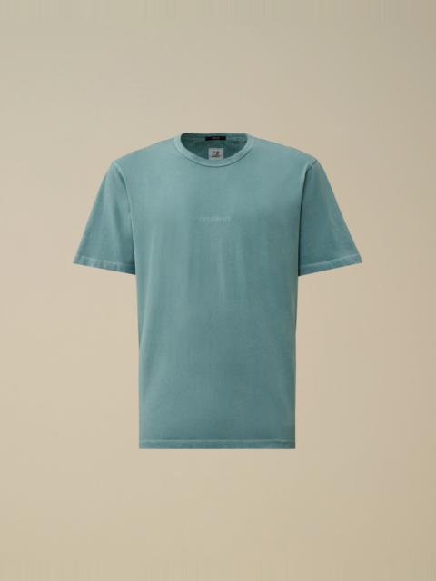 24/1 Jersey Short Sleeve Resist Dyed Logo T-Shirt