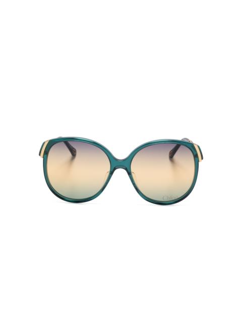 round-frame sunglasses