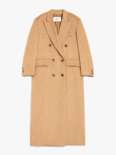 FUNGO Double-breasted camel coat
