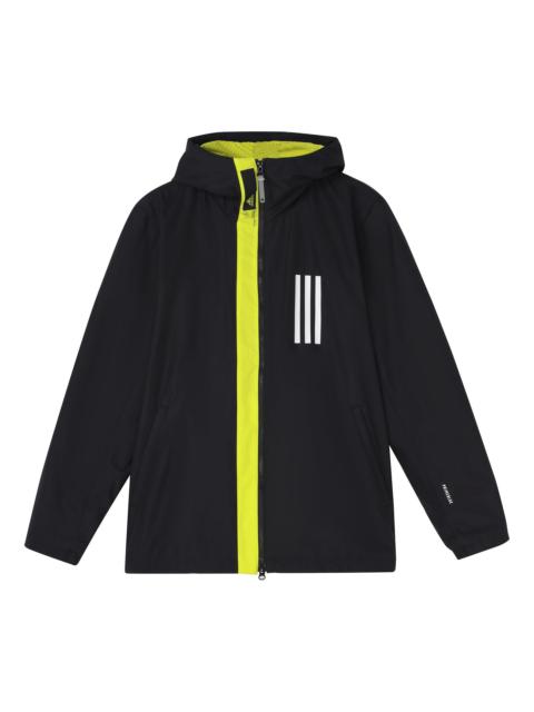 Men's adidas Zipper Hooded Jacket Black GL8693