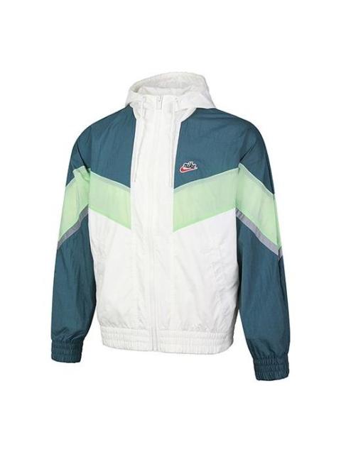 Nike Sportswear Windrunner+ Hooded Jacket Men White CZ0782-133
