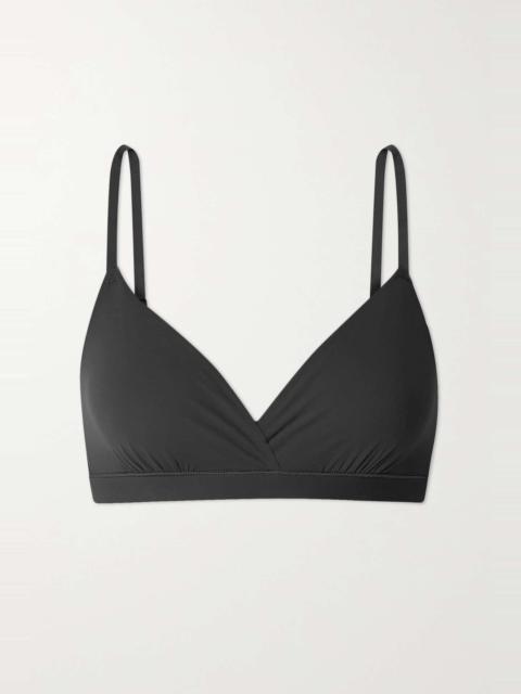 Fits Everybody wrap-effect triangle bralette - Sienna