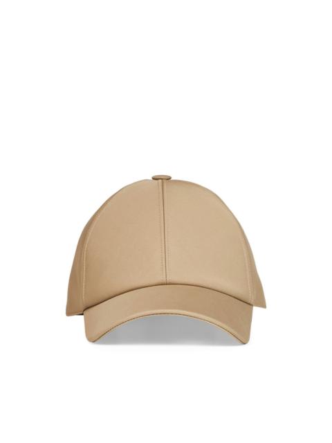 Hat beige cotton baseball cap