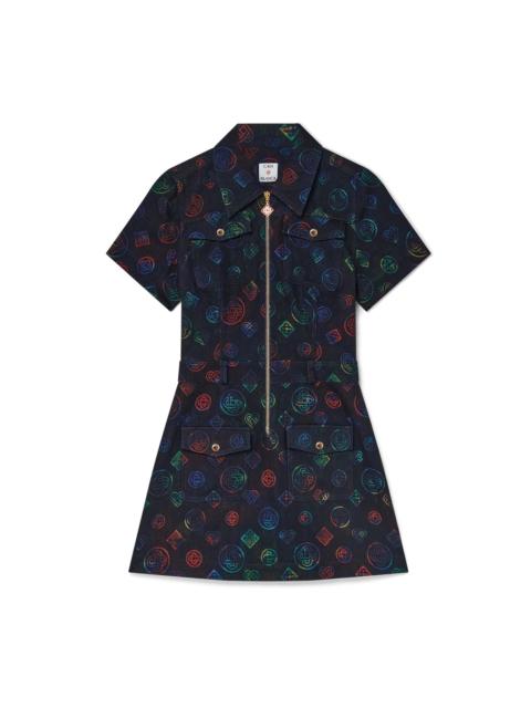 Monogram Denim Dress