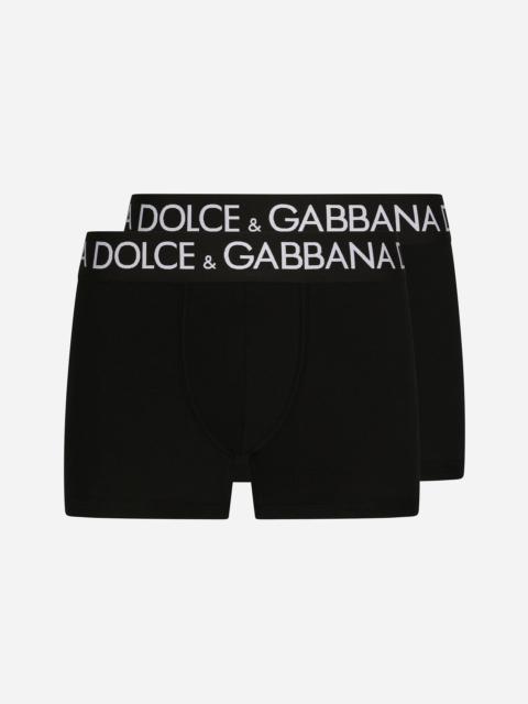 Two-pack cotton jersey boxers