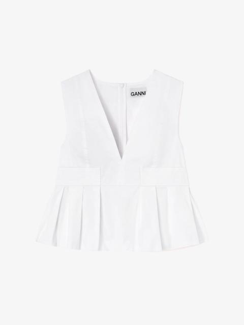 TOP IN STRETCH COTTON