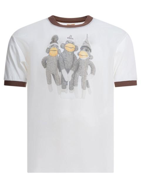 monkey-print T-shirt