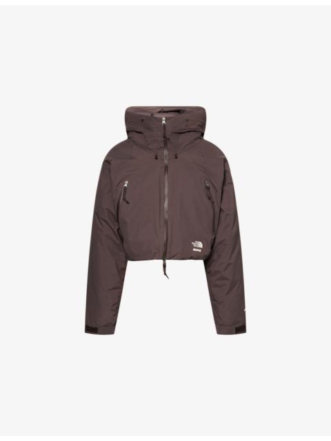The North Face x SKIMS Cropped Hooded Shell-Down Jacket