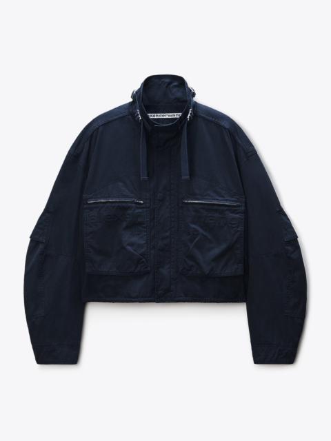 Cargo Jacket cotton cropped