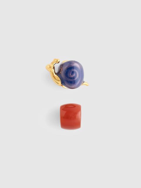 Two-Pack Snail Bead Charms