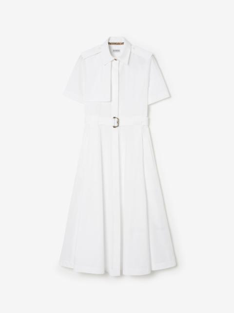 Cotton Poplin Shirt Dress