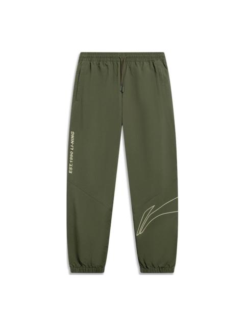 Li-Ning Graphic Joggers Pants 'Olive Green' AYKT561-5