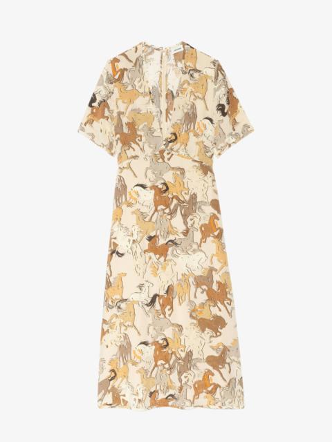 Rhodral Horse Print Dress