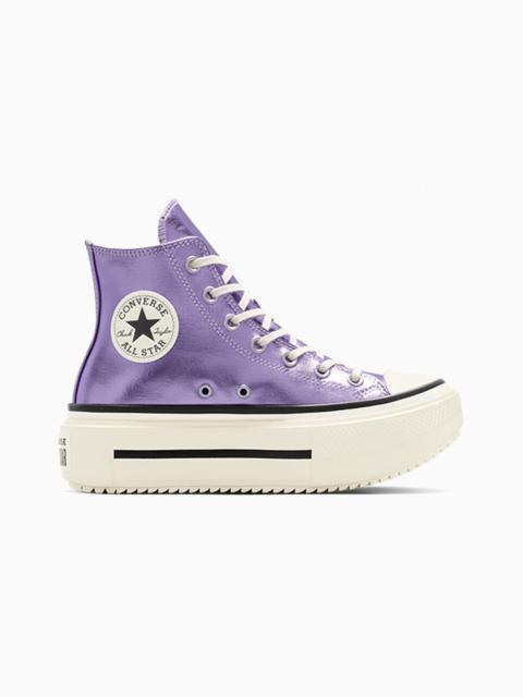 Chuck Taylor All Star Lift Double Stack Platform Metallic
