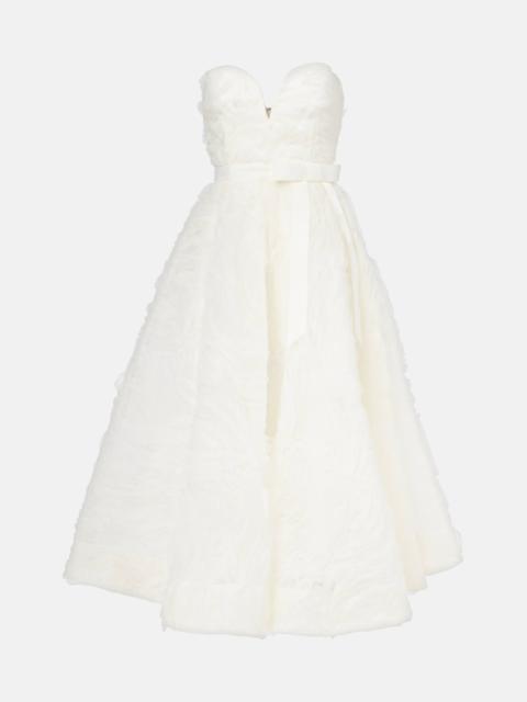 Bridal Willow tulle midi dress