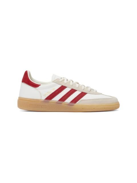 White & Red Handball Spezial Sneakers