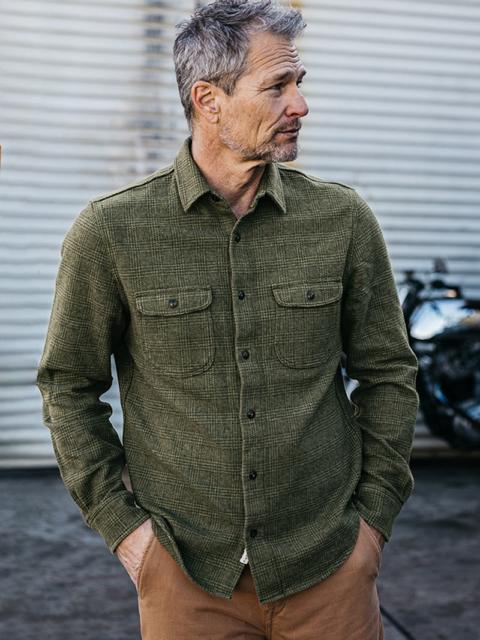 The Brace Triple Twisted Plaid - Moss