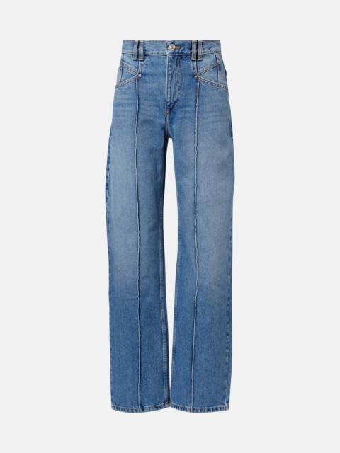 Drolane high-rise straight jeans