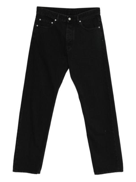 button-fastening jeans