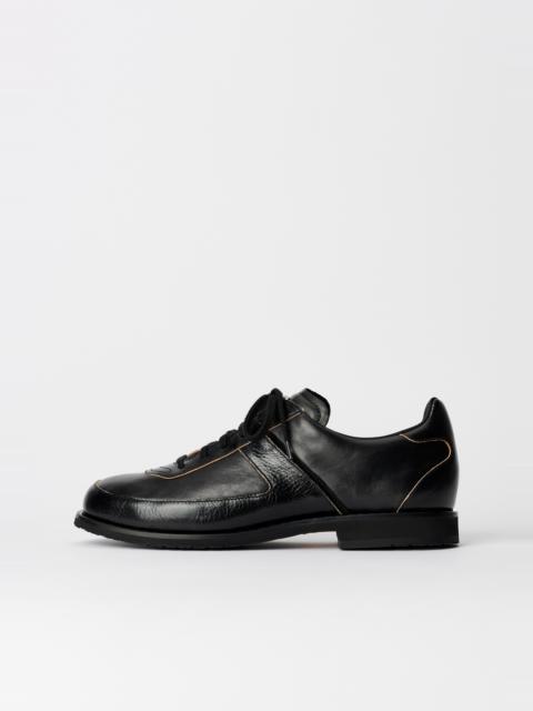 Ten Pin Shoe Black Strike Leather