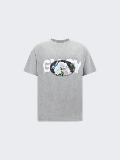 Boxy Short Sleeve Tee Light Grey Mélange