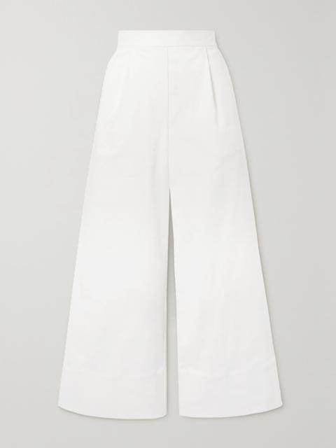 + Net Sustain Organic Cotton-blend Twill Straight-leg Pants