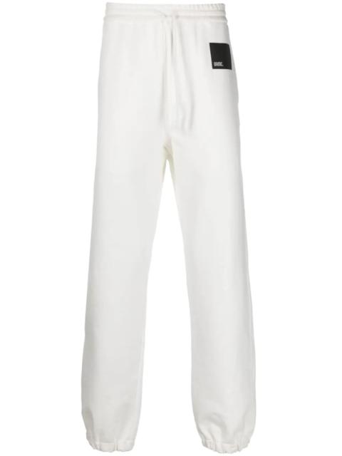 logo-patch cotton track pants
