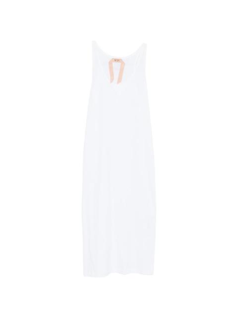V-neck jersey dress