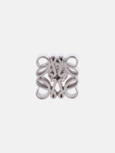 Anagram sterling silver stud earrings