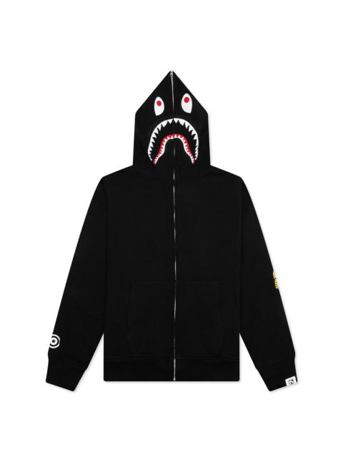 2ND SHARK FULL ZIP HOODIE - BLACK