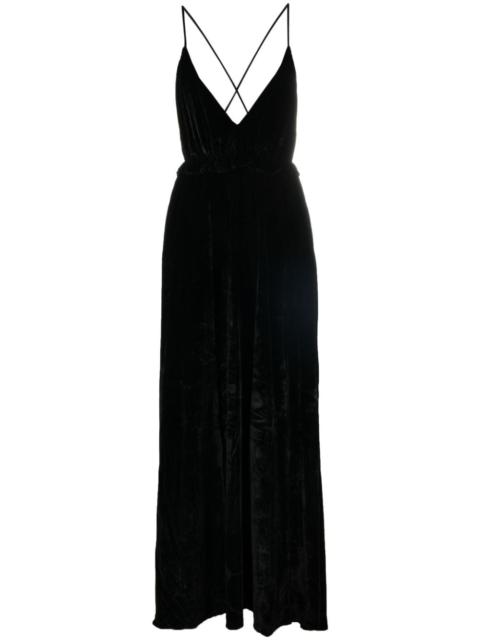 Lavinia velvet maxi dress