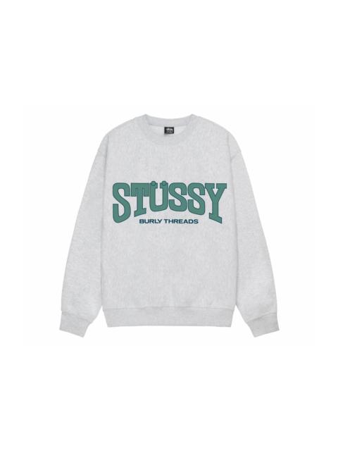 Stussy Burly Threads Crew Ash Heather