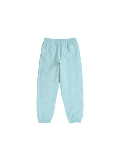 Supreme Repeat Script Sweatpant Light Blue