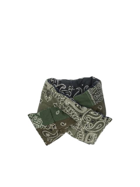 paisley patchwork scarf