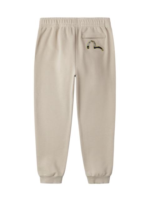Seagull Brocade Appliqué Gold Thread Logo Regular Fit Sweatpants