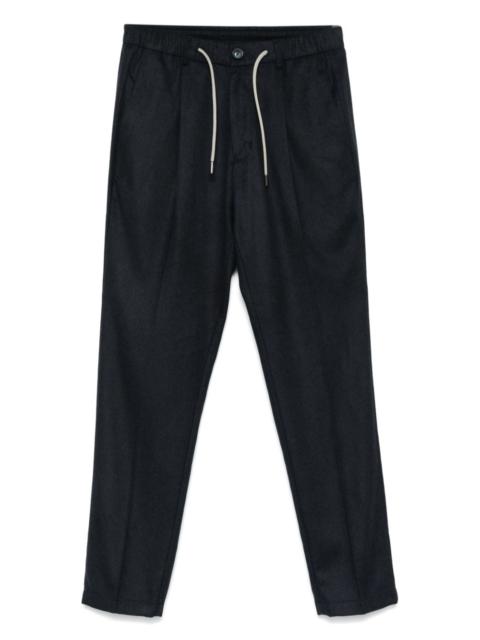 pleated drawstring trousers