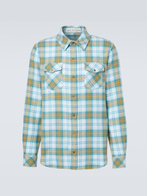 Freedom cashmere shirt with amethyst