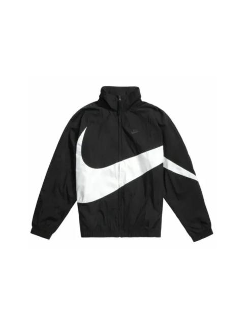 Nike Big Swoosh Woven Statement Jacket Black
