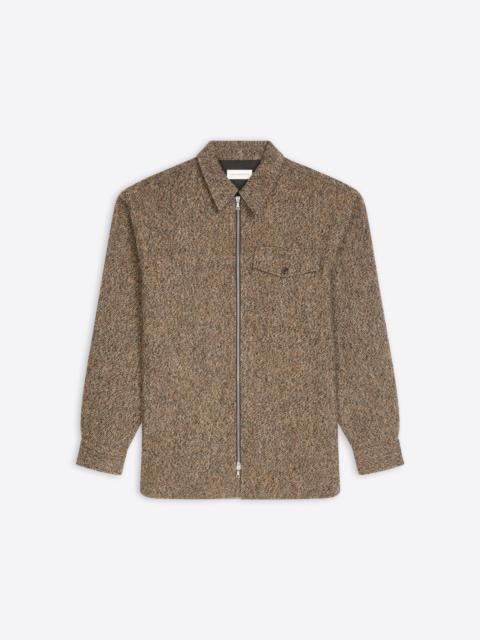 TWEED ZIPPED SHIRT
